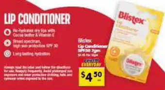 Spar Bister Lip Canditioner SPF30 offer