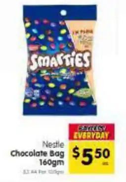 Spar Nestle Chocolate Bag offer