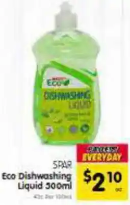 Spar Spar eco dishwashing offer