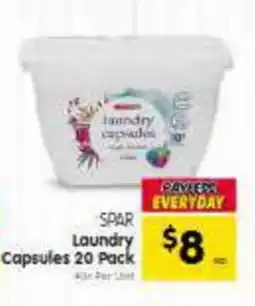 Spar SPAR laundry capsules offer