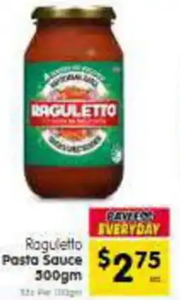 Spar RAGULETTO Pasta Sauce offer