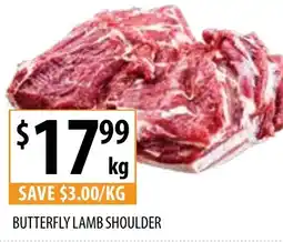 Supabarn BUTTERFLY LAMB SHOULDER offer