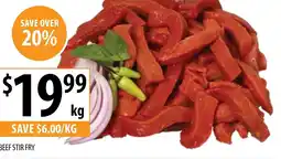 Supabarn BEEF STIR FRY offer