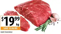 Supabarn RUMP STEAK WHOLE offer