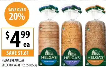 Supabarn HELGA BREAD LOAF offer