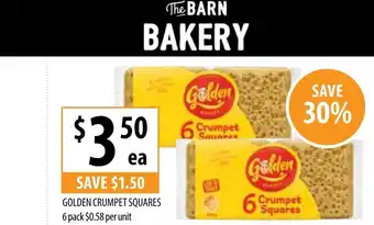 Supabarn GOLDEN CRUMPET SQUARES offer