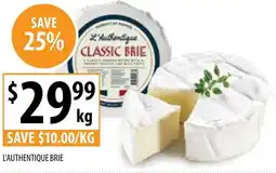 Supabarn L'Authentique CLASSIC BRIE offer