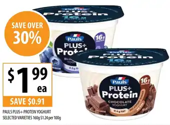 Supabarn PAULS PLUS+ PROTEIN YOGHURT offer