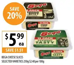 Supabarn BEGA CHEESE SLICES offer