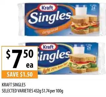 Supabarn KRAFT SINGLES offer