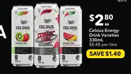 Ritchies Celsius Energy Drink Varieties offer