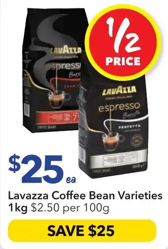 Ritchies Lavazza Coffee Bean Varieties offer