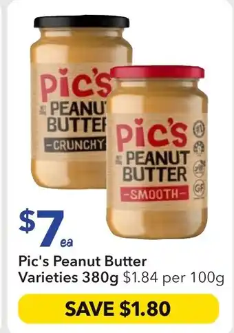 Ritchies Pic's Peanut Butter Varieties offer