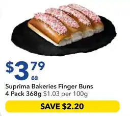 Ritchies Suprima Bakeries Finger Buns offer