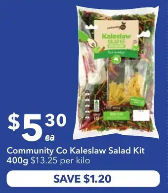 Ritchies Community Co Kaleslaw Salad Kit offer