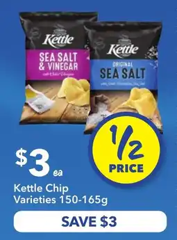 Ritchies Kettle Chip Varieties 150-165g offer