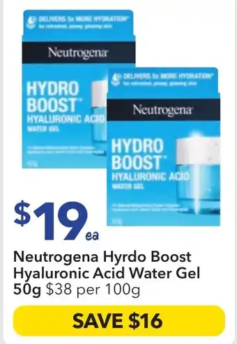 Ritchies Neutrogena Hyrdo Boost Hyaluronic Acid Water Gel offer