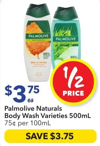 Ritchies Palmolive Naturals Body Wash Varieties offer