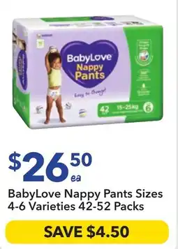 Ritchies BabyLove Nappy Pants offer