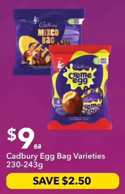 Ritchies Cadbury Egg Bag Varieties offer