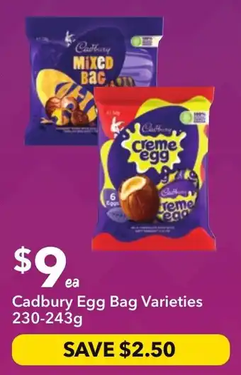 Ritchies Cadbury Egg Bag Varieties offer