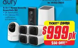 The Good Guys 4-in-1 Home Security Essentials Kit offer