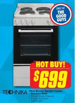 The Good Guys Electric Upright Cooker offer