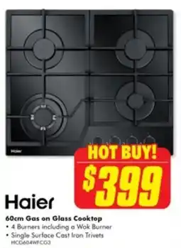 The Good Guys Gas on Glass Cooktop offer