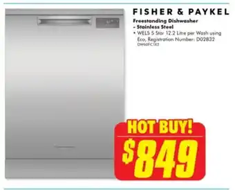 The Good Guys Freestanding Dishwasher - Stainless Steel offer