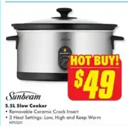 The Good Guys 5.5L Slow Cooker offer