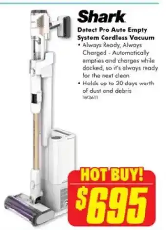 The Good Guys Detect Pro Auto Empty System Cordless Vacuum offer