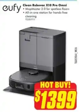 The Good Guys Clean Robovac X10 Pro Omni offer