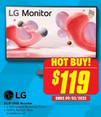 The Good Guys 23.8" FHD Monitor offer