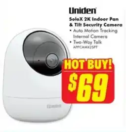 The Good Guys SoloX 2K Indoor Pan & Tilt Security Camera offer