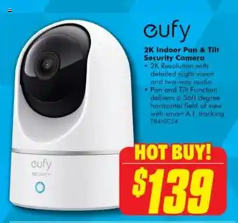 The Good Guys 2K Indoor Pan & Tilt Security Camera offer