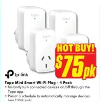 The Good Guys Tapo Mini Smart Wi-Fi Plug offer