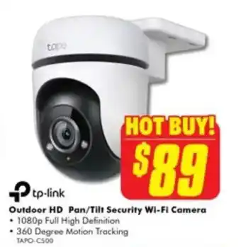 The Good Guys Outdoor HD Pan/Tilt Security Wi-Fi Camera offer