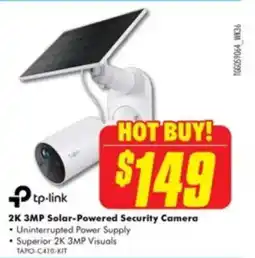 The Good Guys 2K 3MP Solar-Powered Security Camera offer