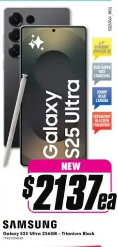 The Good Guys Galaxy $25 Ultra 256GB - Titanium Black offer