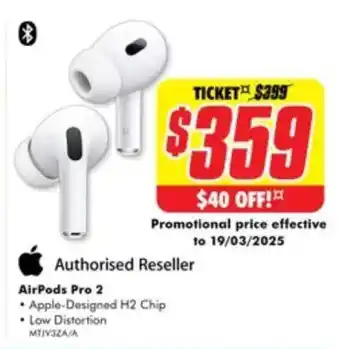 The Good Guys AirPods Pro 2 offer