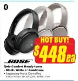 The Good Guys QuietComfort Headphones - Black, White or Sandstone offer