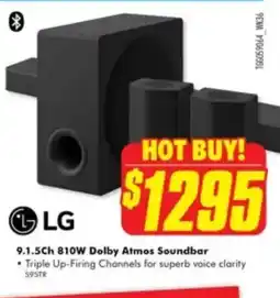 The Good Guys Dolby Atmos Soundbar offer