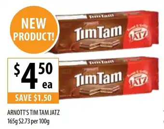 Supabarn Arnott's tim tam jatz offer