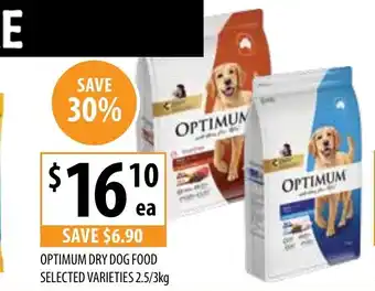 Supabarn Optimum dry dog food selected varieties offer