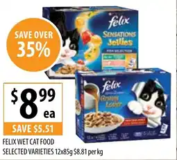 Supabarn Felix wet cat food selected varieties offer