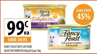 Supabarn Fancy feast wet cat food selected varieties offer