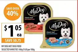 Supabarn My dog wet dog food selected varieties offer