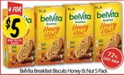 NQR BelVita Breakfast Biscuits Honey & Nut offer