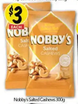 NQR Nobby's Salted Cashews offer