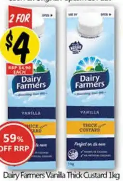 NQR Dairy Farmers Vanilla Thick Custard offer